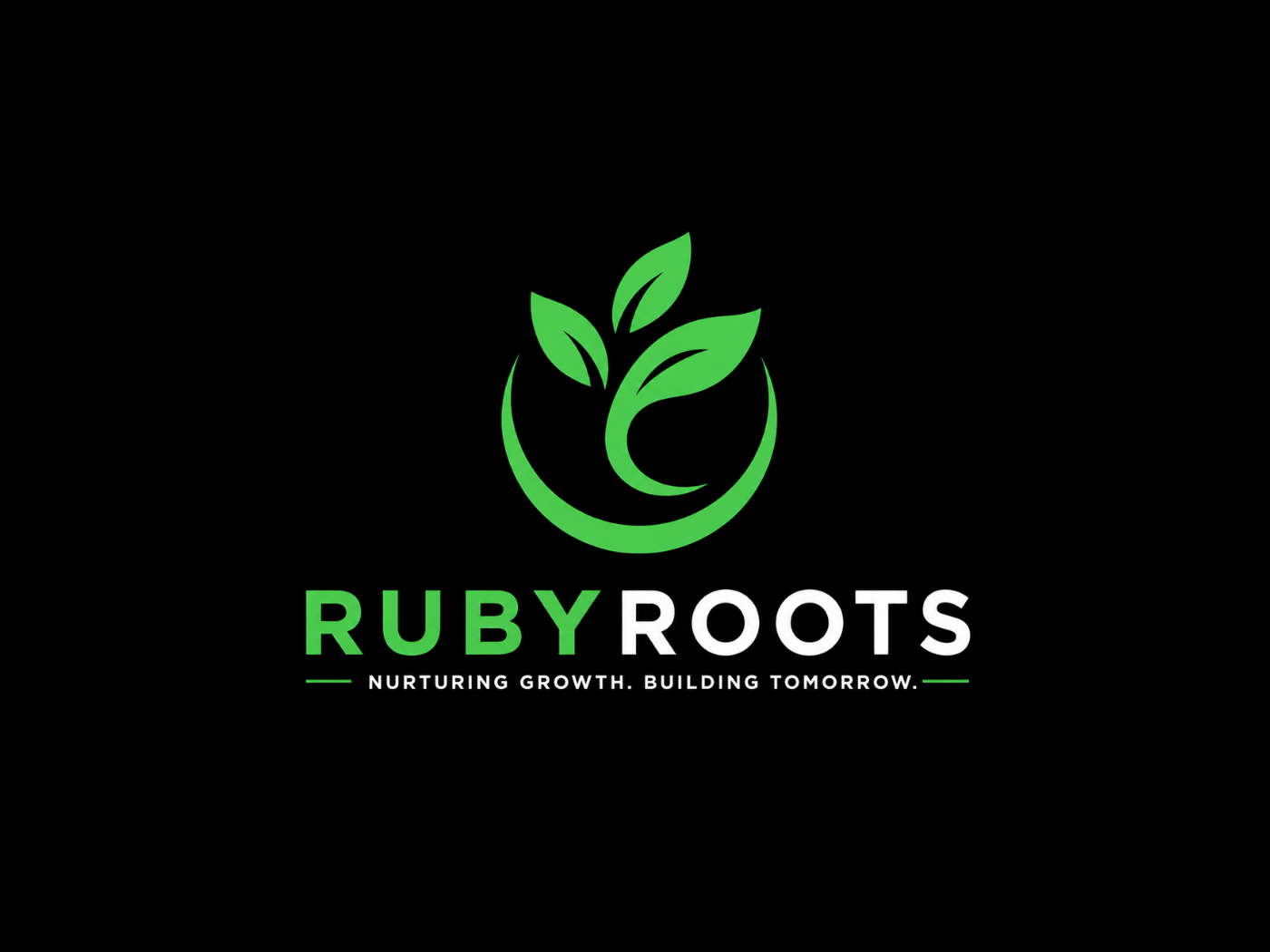 Rubyroots logo design by Aarah Digital Studio