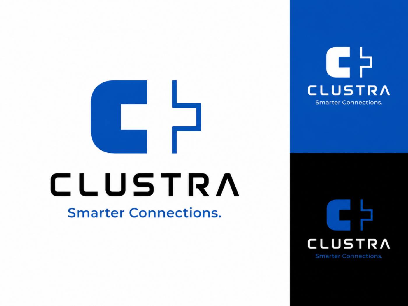Clustra logo design by Aarah Digital Studio