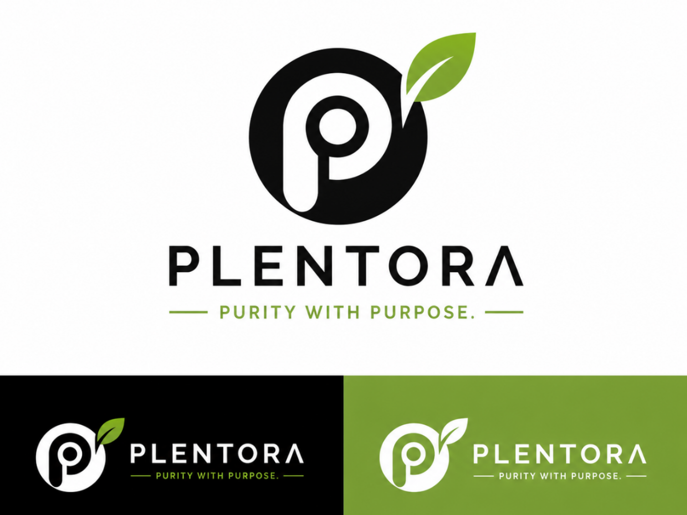 Plentora logo design by Aarah Digital Studio
