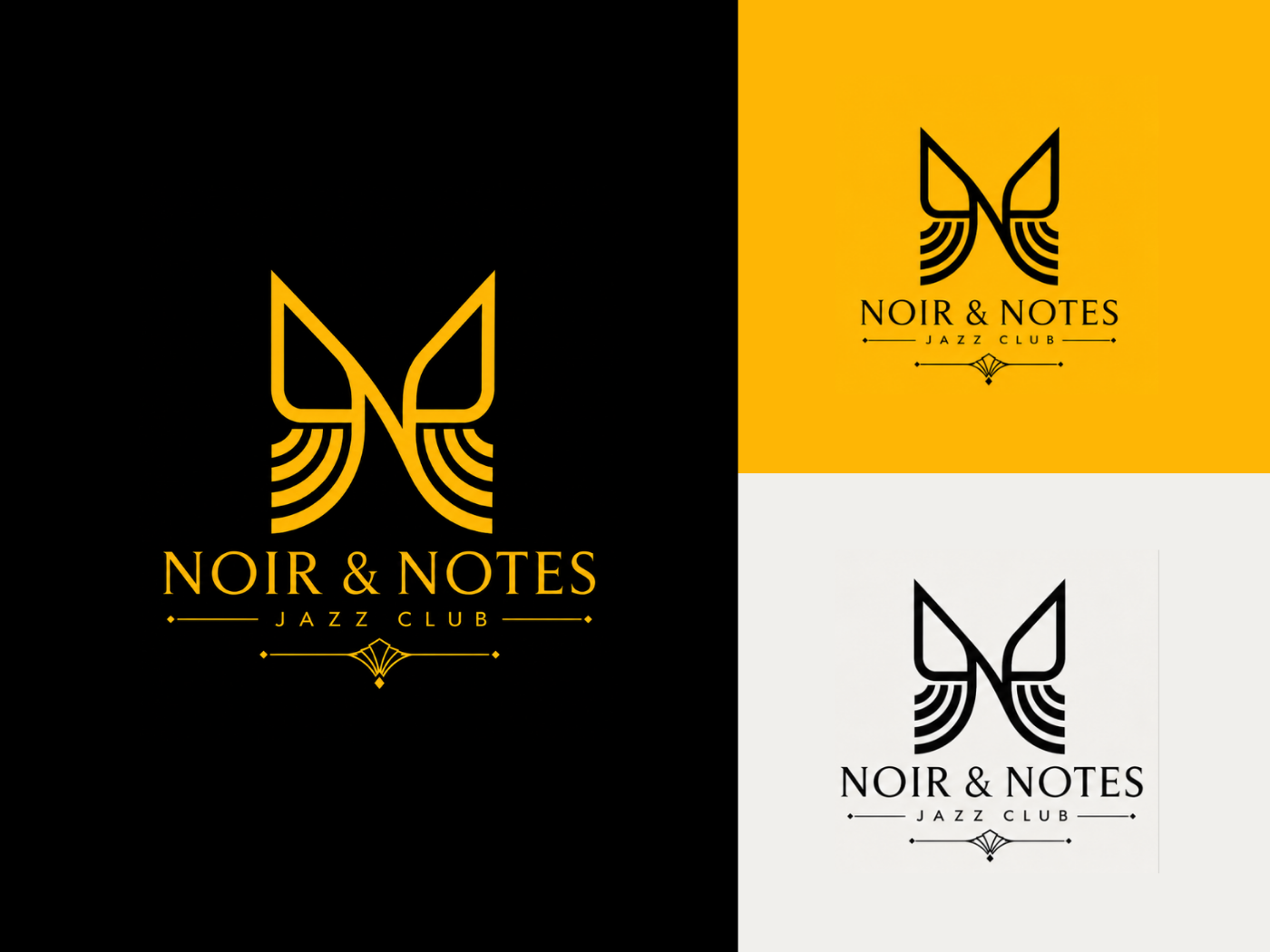 Noir & Notes logo design by Aarah Digital Studio