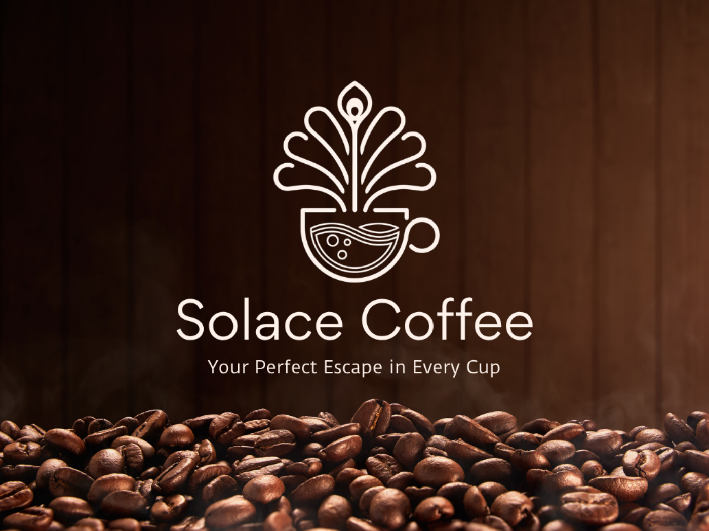 Solace Coffee logo design by Aarah Digital Studio