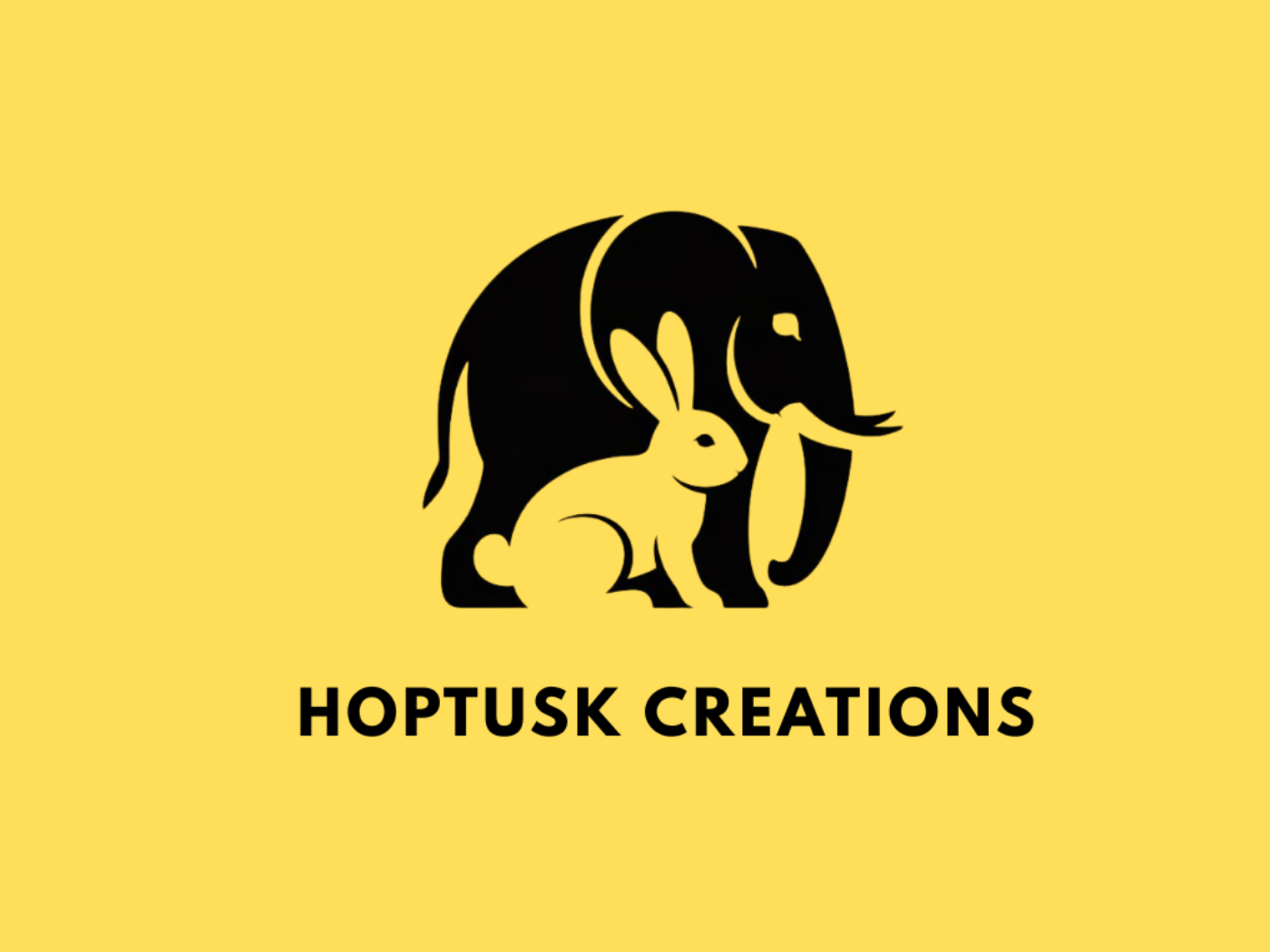 Hoptusk Creations logo design by Aarah Digital Studio