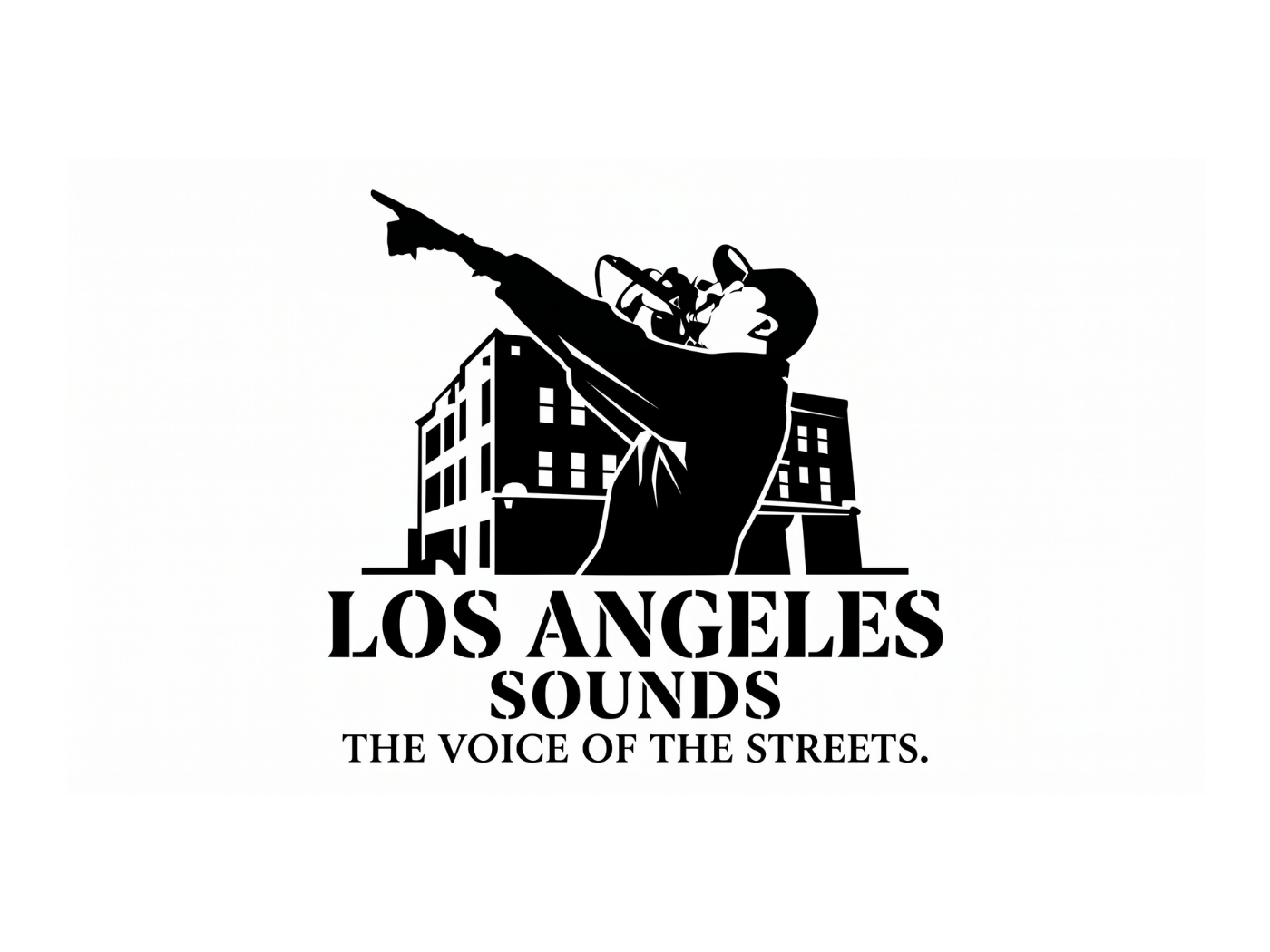 Los Angeles Sounds logo design by Aarah Digital Studio
