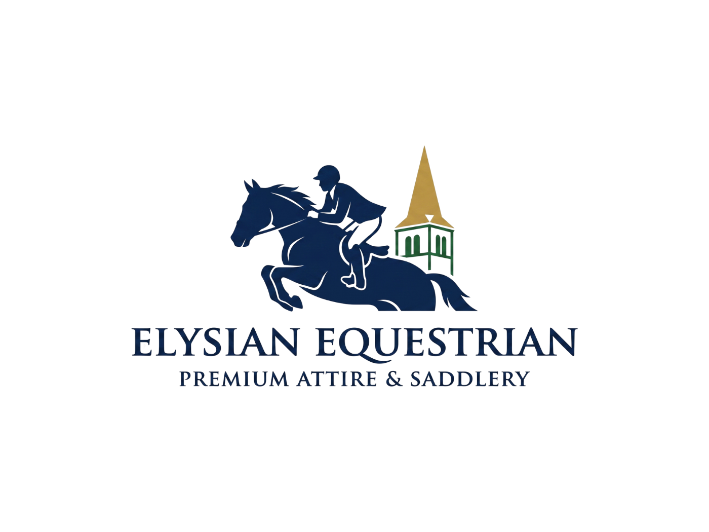 Elysian Equestrian logo design by Aarah Digital Studio